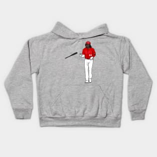 Bat flip de la cruz Kids Hoodie